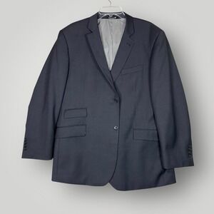 Coogi‎ Luxe Wool Shell Blazer Suit Jacket Size 46R Dark Color *See Photos*